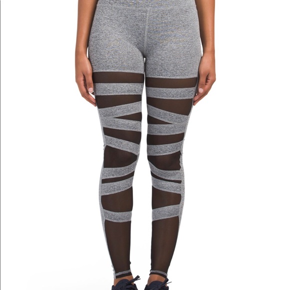 Electric Yoga Ballerina Mesh Leggings Sz M and S - Picture 2 of 2